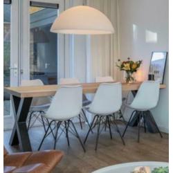 Zeer nette tafel + 6 stoelen te koop!