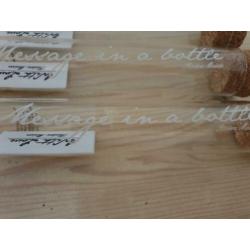 Riviera Maison glazen schelpen, zeester, Message in a bottle