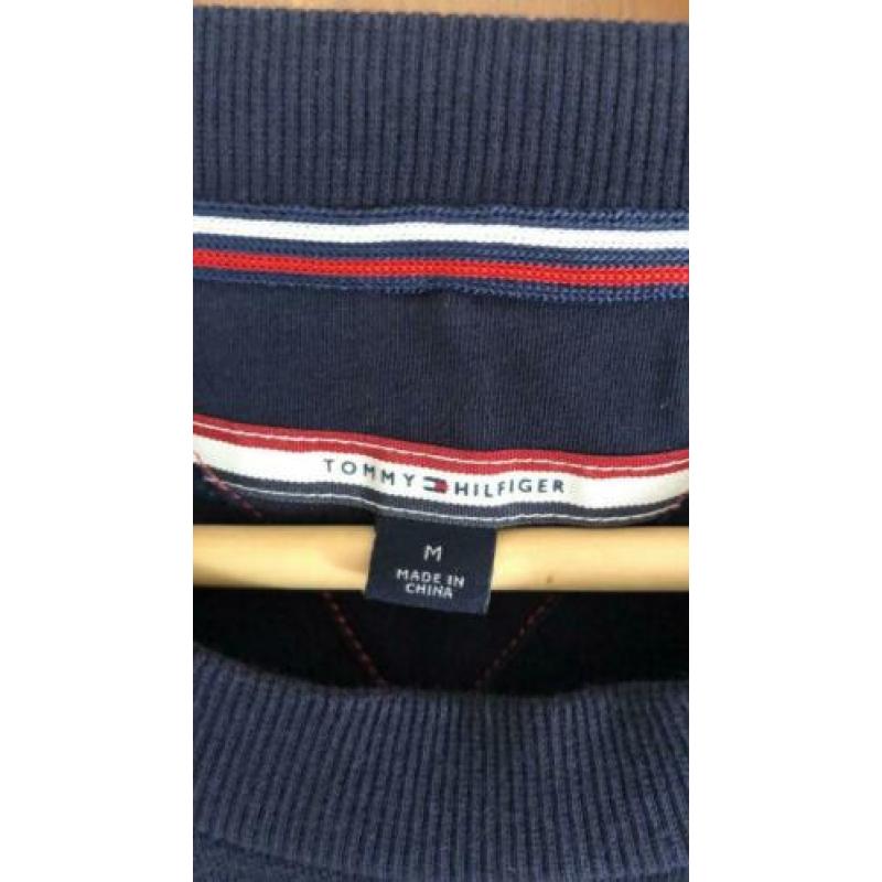 Tommy Hilfiger sweatshirtjurk mt m donkerblauw