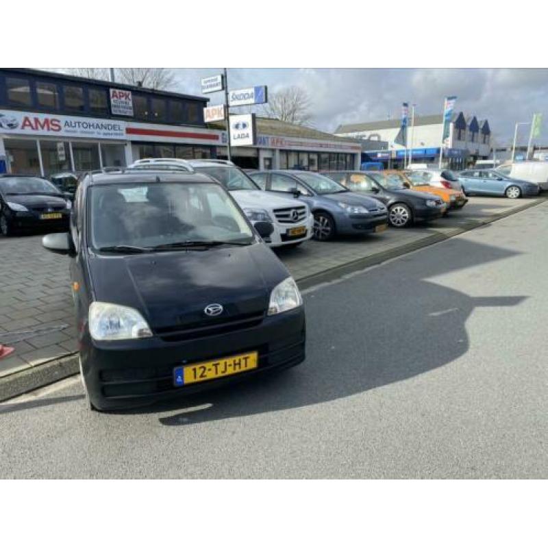 Daihatsu Cuore 1.0 Osaka 3D 2006 Zwart schuifdak