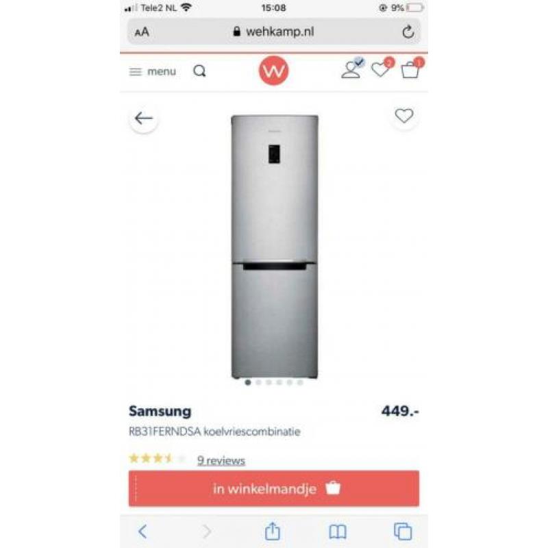 Samsung RB31FERNDSA koelkast