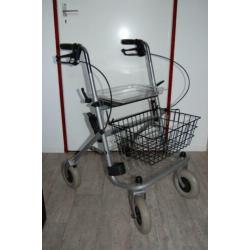 Z.g.a.n. Rollator van Days met mandje + dienblad