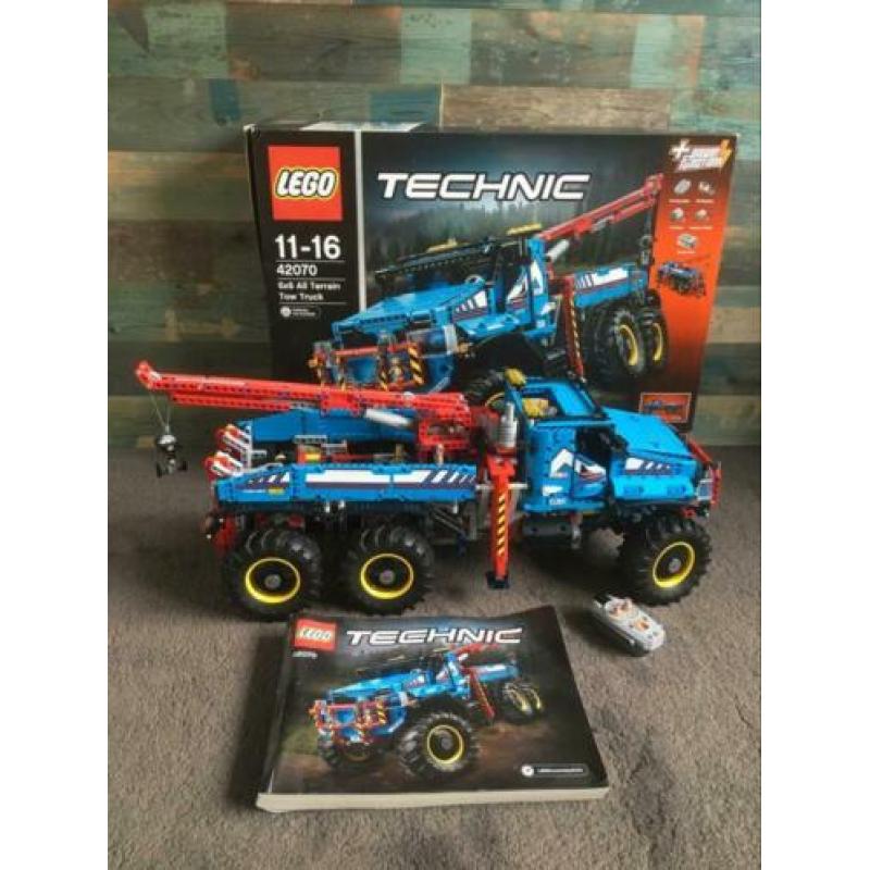 Technisch lego truck 6 x 6 afstand bediening