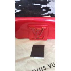 Louis Vuitton Vernis Sobe Laklederen Clutch Origineel.