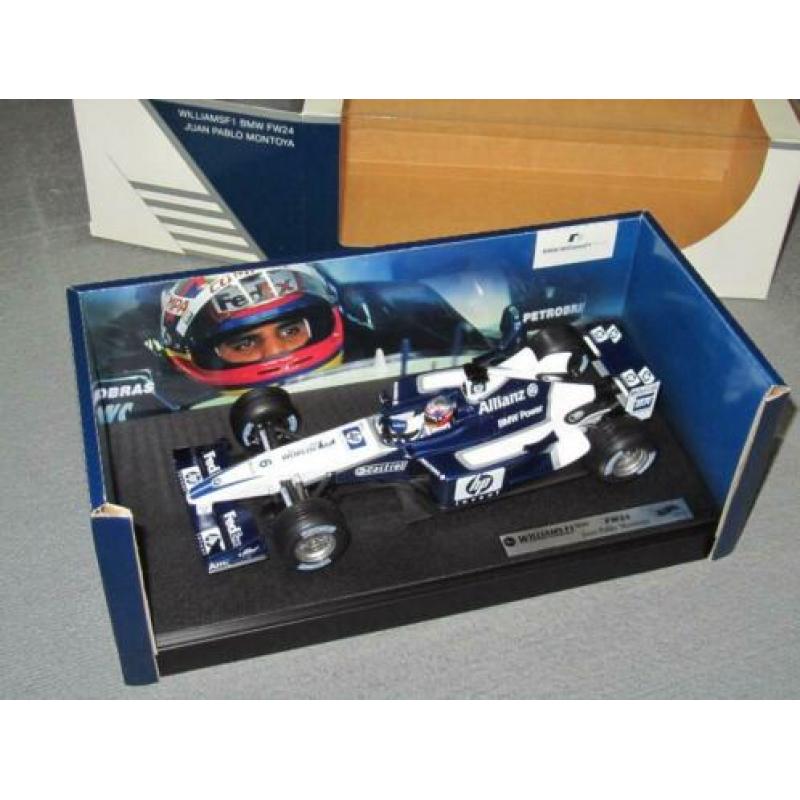 Bmw williams f1 fw24 montoya 1:18 hot wheels 2002