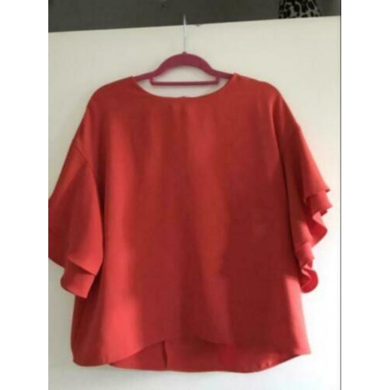 Blouse van lola en liza met python print maat xl