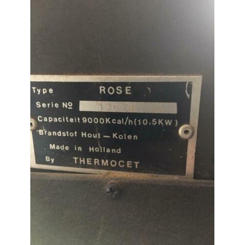 Rosé houtkachel