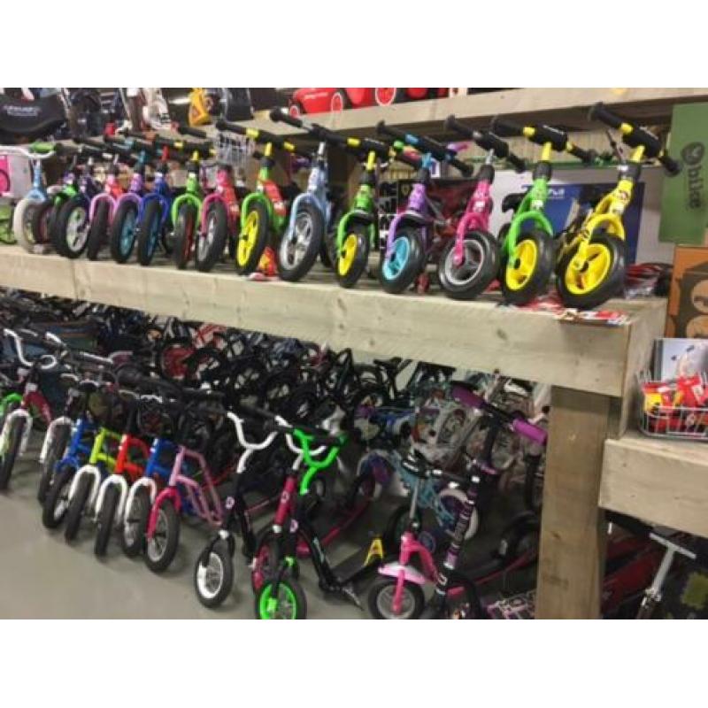 Puky loopfiets, loopauto en driewieler nieuw uit voorraad!