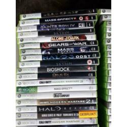 Te koop partij games voor xbox 360