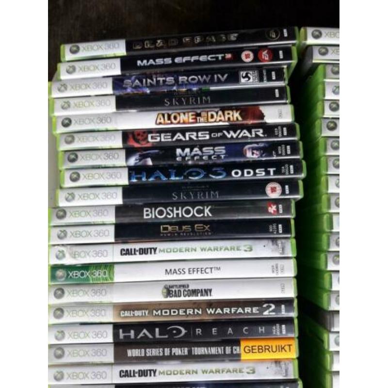 Te koop partij games voor xbox 360