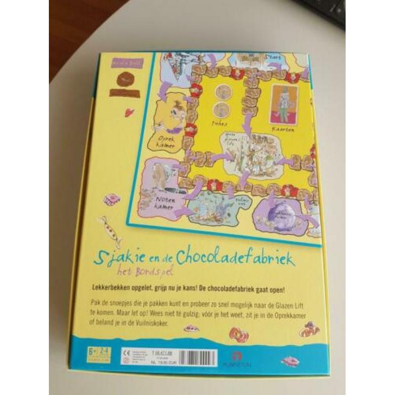 Ronald Dahl's Sjakie en de chocoladefabriek het bordspel