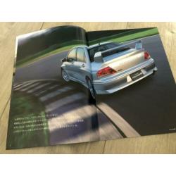 Mitsubishi Lancer Evolution VII (Evo 7) Japanse brochure '01