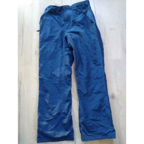 Ski broek blauw INQ maat XL met Recco, zgan