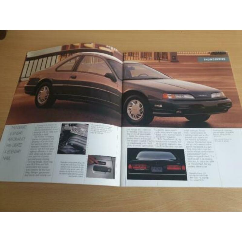 Folder Ford USA modellengamma 1992.