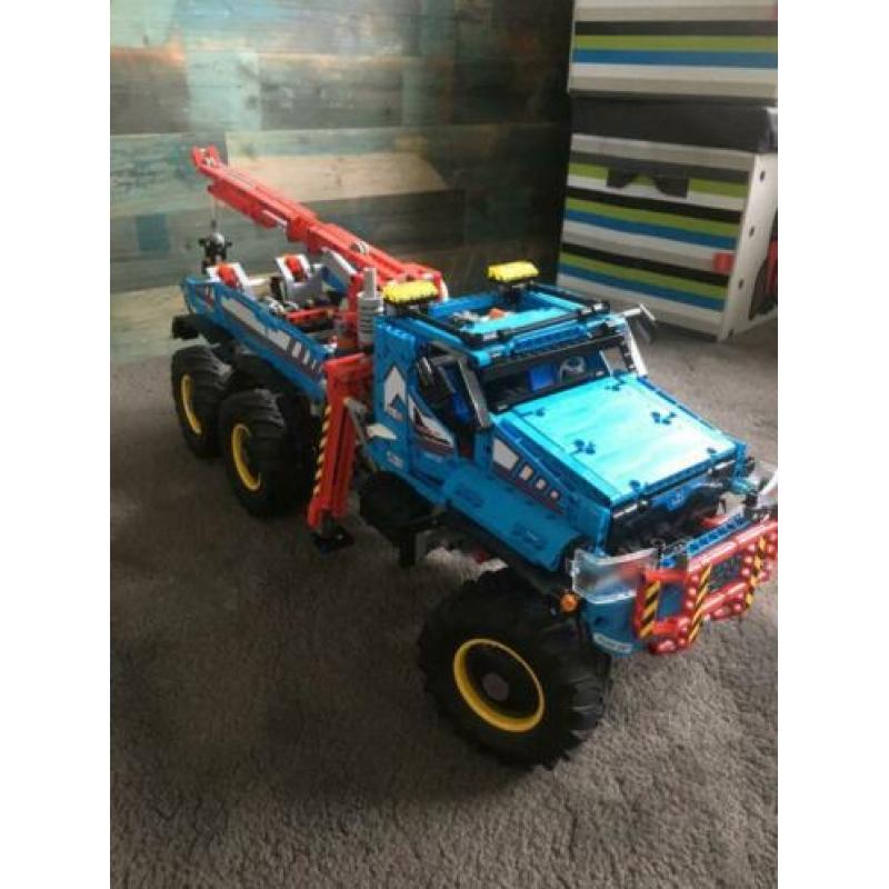 Technisch lego truck 6 x 6 afstand bediening