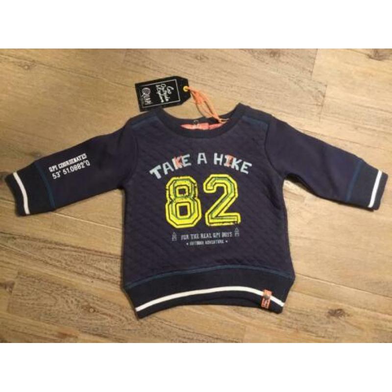 Nieuw set Quapi jongen vest broekje longsleeve sweater 56