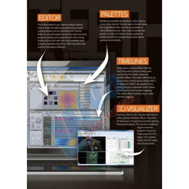 Sunlite 2 first class dmx interface lichtsoftware