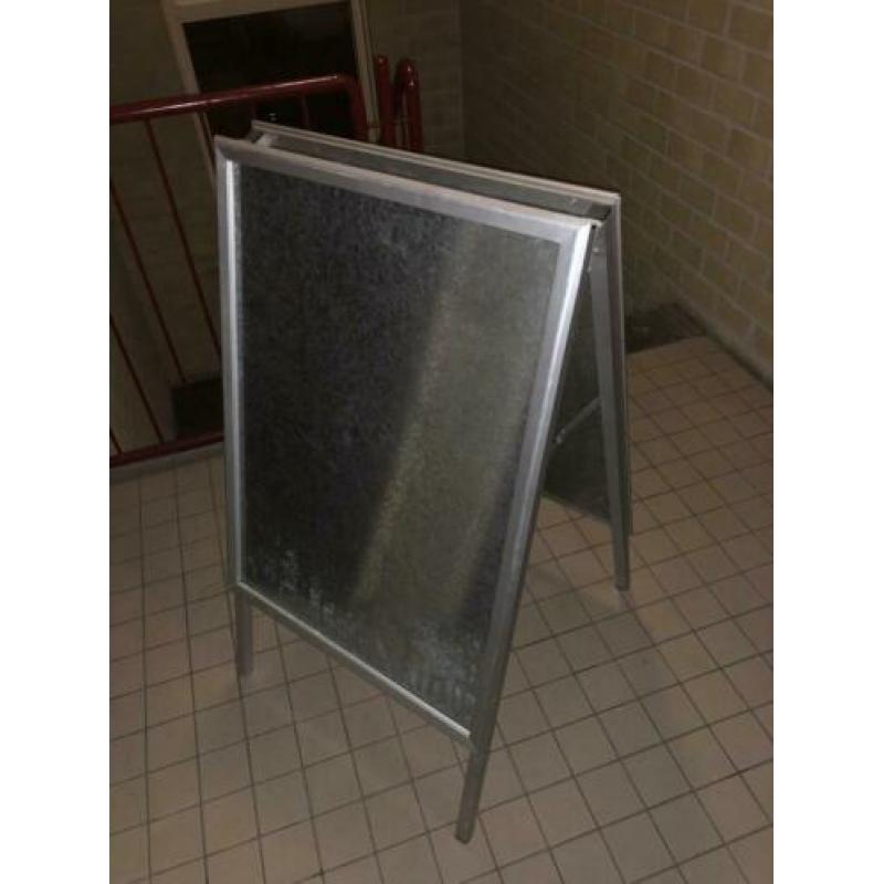 Reclame bord stoepbord van aluminium voor uw winkel