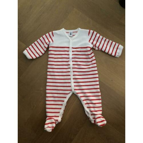 Petit Bateau pakje maat 71 rood wit gestreept