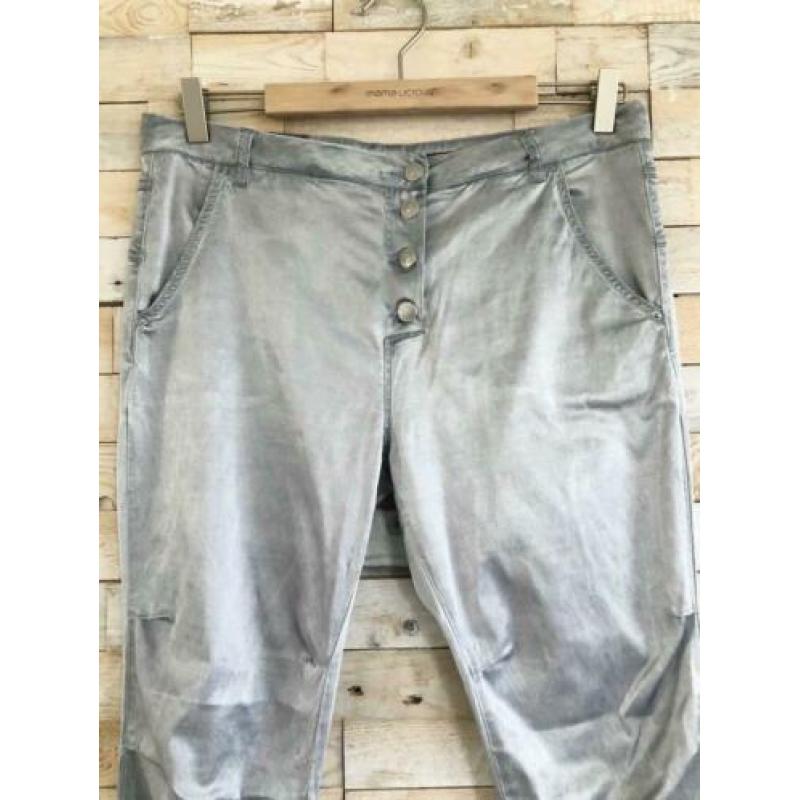 Bianco Jeans blauwe glansbroek, maat 42 - NP 99,95 - wyp