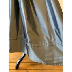 Grijze vintage metallic high waist rok SALE