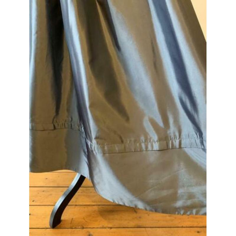 Grijze vintage metallic high waist rok SALE