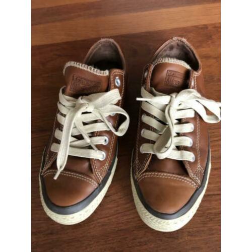 Leren converse ALL STAR gympen