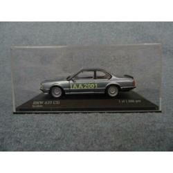 BMW E24 635 CSi blauw IAA 2001 Minichamps 1:43 ZELDZAAM