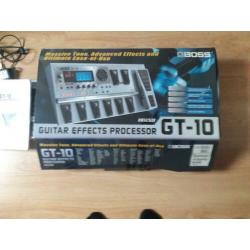 Ruilen/koop boss gt10 izgst met adapter en doos en gebruiksa