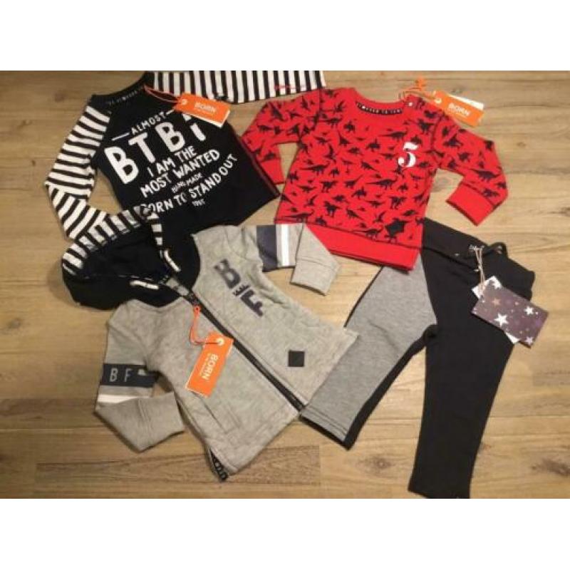 Nieuw set jongen 62, Born to be Famous en Beebielove newborn