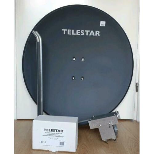NIEUWE Satallietschotel Telestar 85cm Schotel Antenne + kop