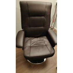 2x draai fauteuil met verstelbare rugleuning