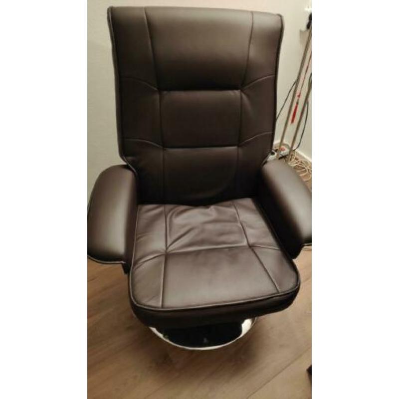 2x draai fauteuil met verstelbare rugleuning