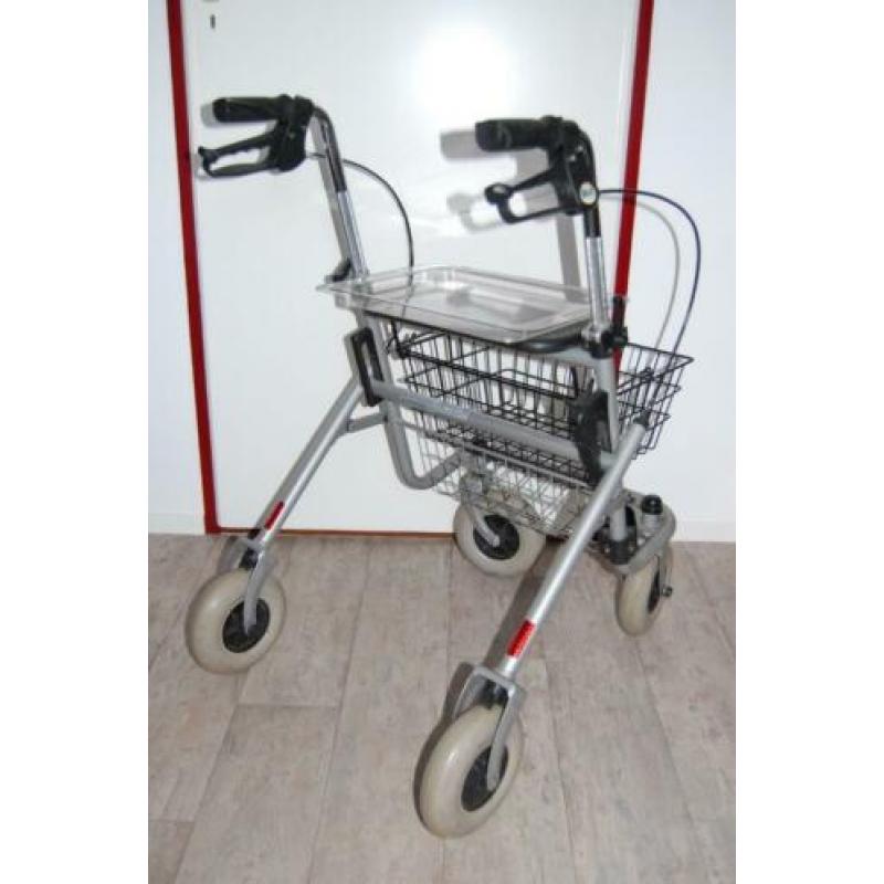 Z.g.a.n. Rollator van Days met mandje + dienblad