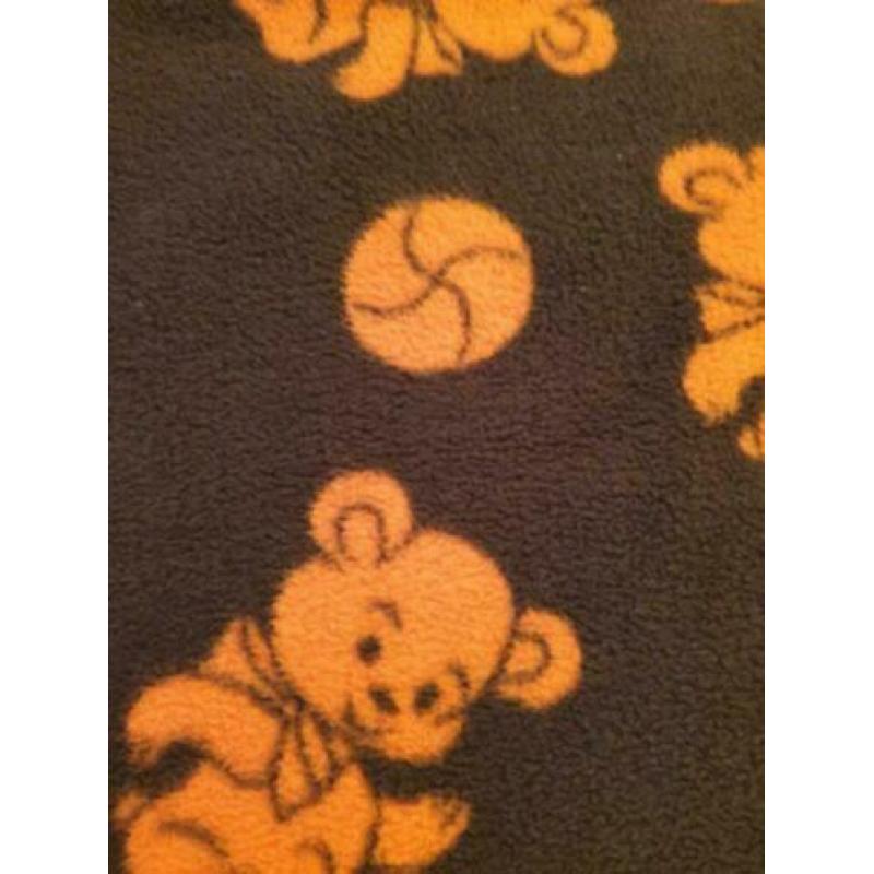 bruine oranje vintage retro kleed deken kinderkleed