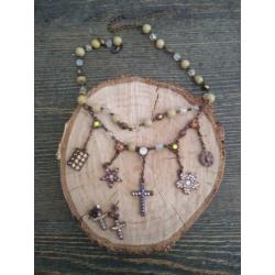 juwelset ketting en oorbellen