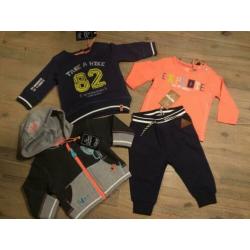 Nieuw set Quapi jongen vest broekje longsleeve sweater 56