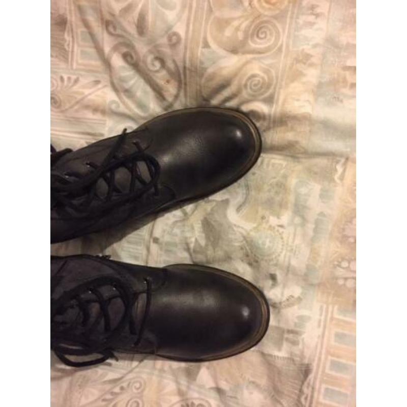 Nieuwe Echt leren hoge schoenen merk TAMARIS Mt 37