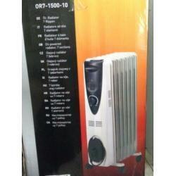 nieuwe, verplaatsbare olie-radiator (bijzetkacheltje)