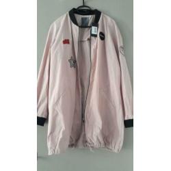GUESS bomber jacket pink maat M nieuw