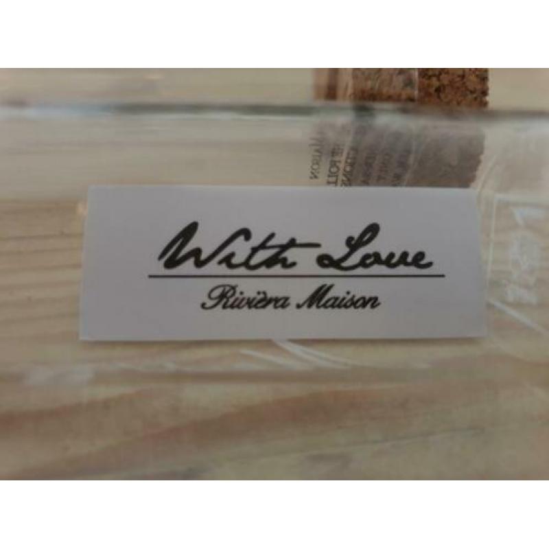Riviera Maison glazen schelpen, zeester, Message in a bottle