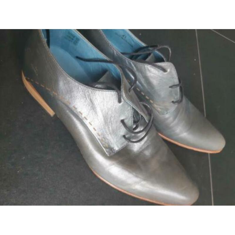 Grijze leren nette schoenen voor heren maat 41 van Lusquinos