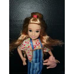 Barbie stacie farm met biggetje