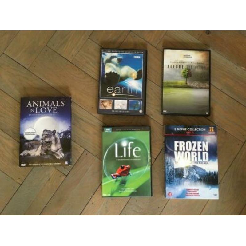 DVD Animals in love, Earth, Life, Frozen World, Before flood