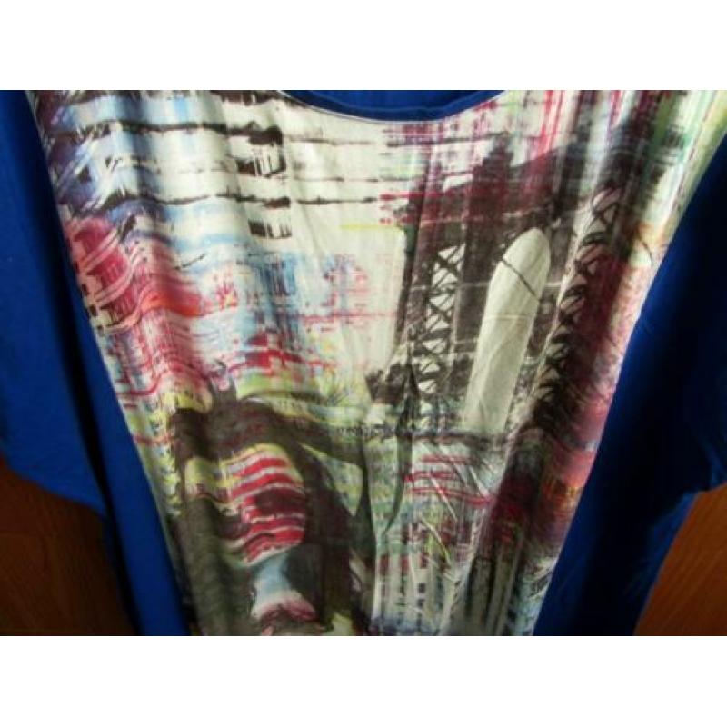 Miss Etam stretch blouse tuniek top maat XXXL