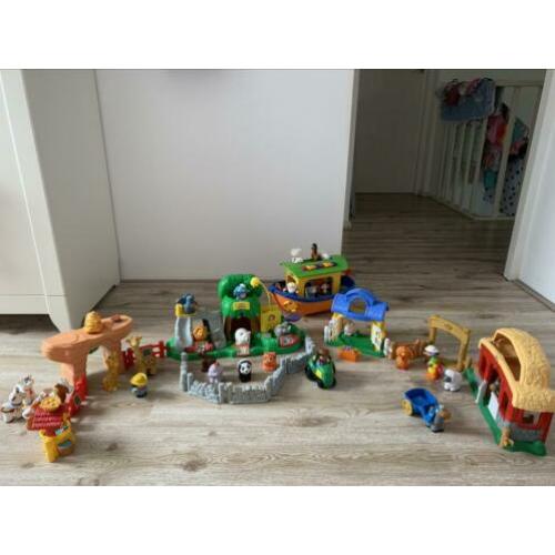 Fisher Price My Little People Dierentuin en Ark van Noach