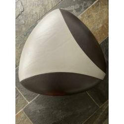 Pallone pa poef senso leer stoel fauteuil voetenbank leolux