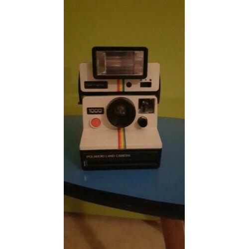 Polaroid land camera 1000 met flitser retro vintage