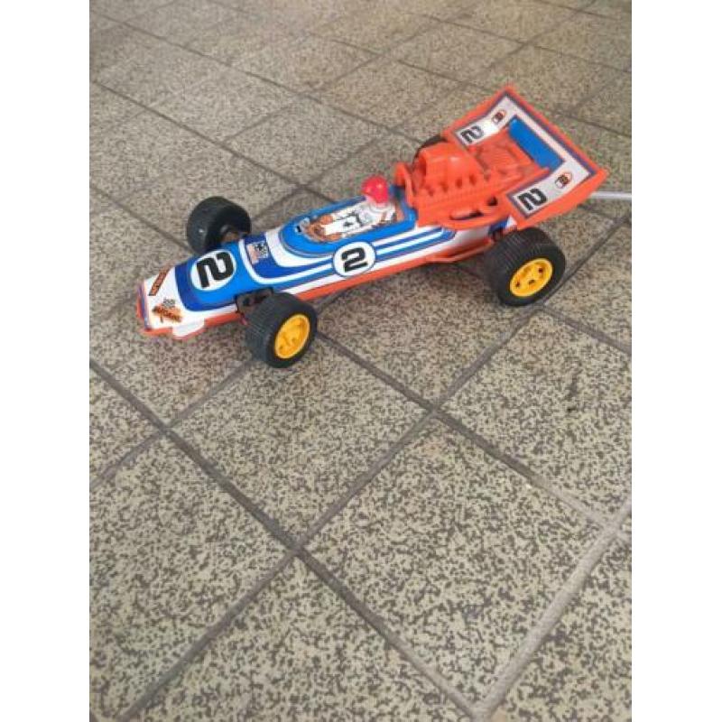 Vintage blikken racewagen