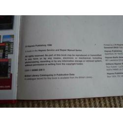 Haynes BMW E30 E34 werkplaats service reparatie handleiding